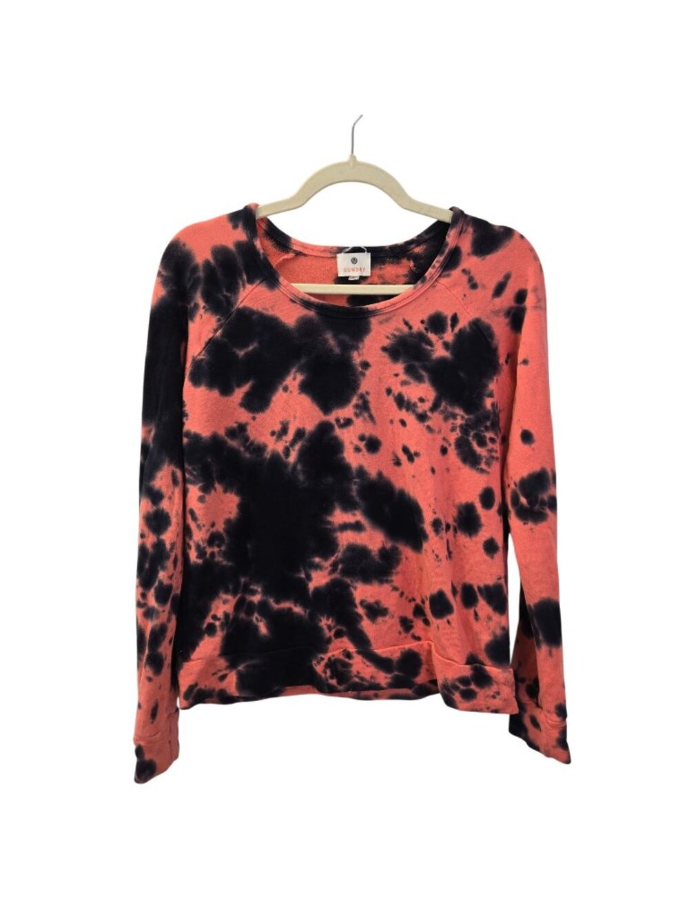 Sundry Tie Die Crewneck Sweatshirt Size 0